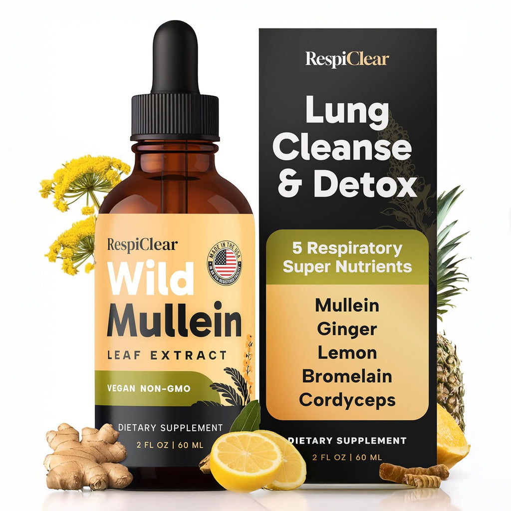 New Maximum Potency Mullein Drops For Smokers | RespiClear