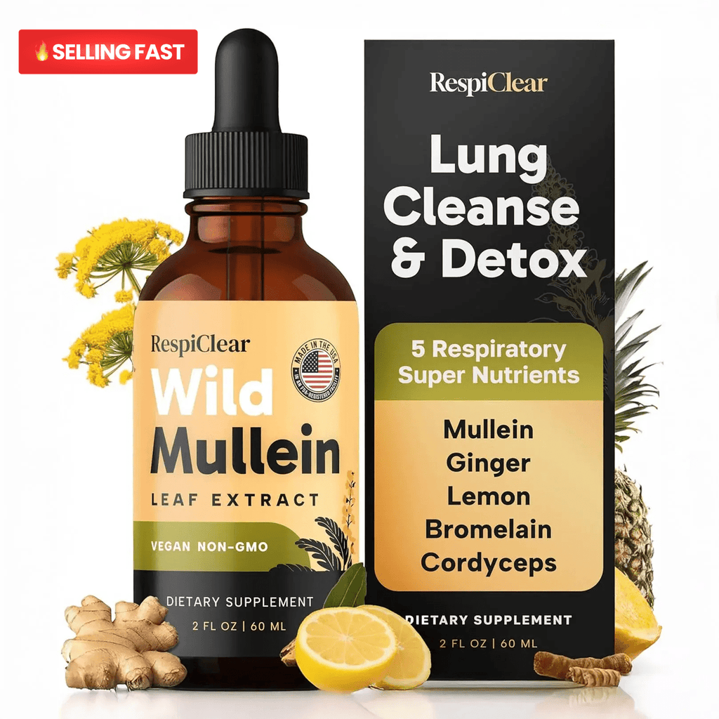 New Maximum Potency Mullein Drops For Smokers | RespiClear